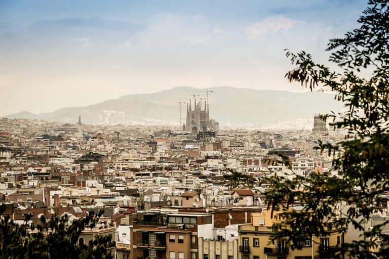 panorama, the cathedral, sagrada familia