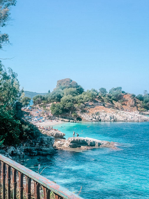 La spiaggia di Cassiopi