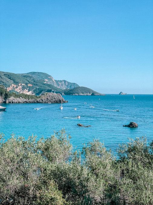 Le spiagge di Paleokastritsa