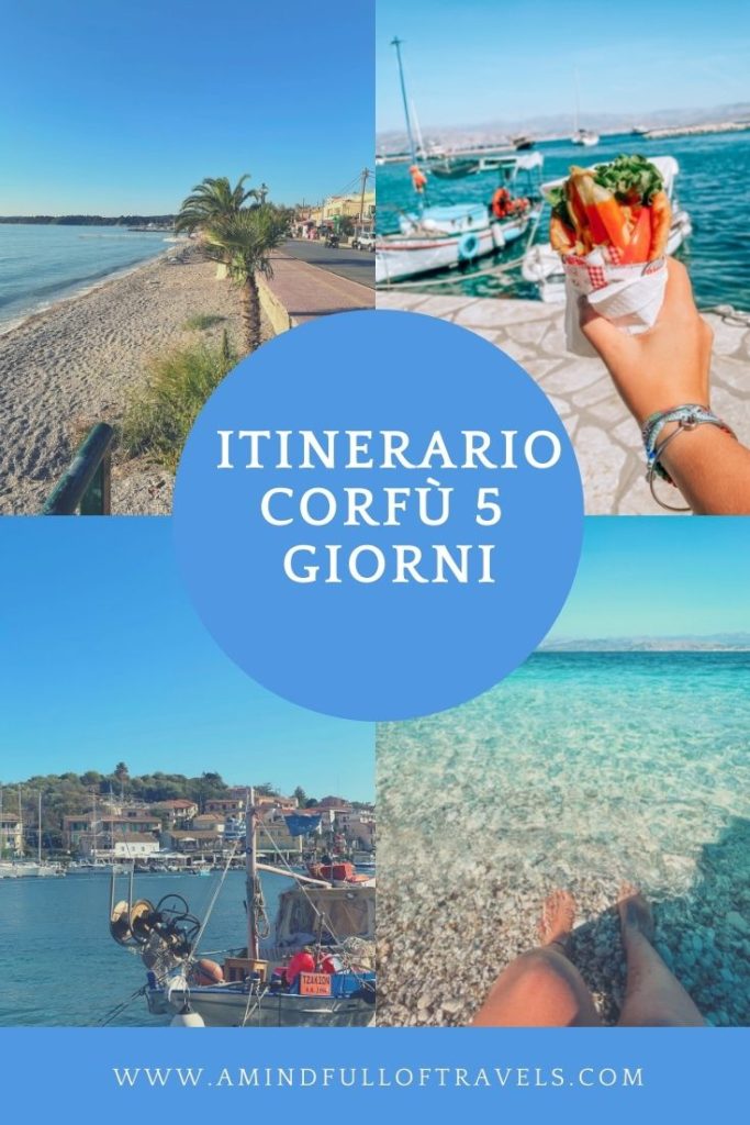 Itinerario isola di Corfù